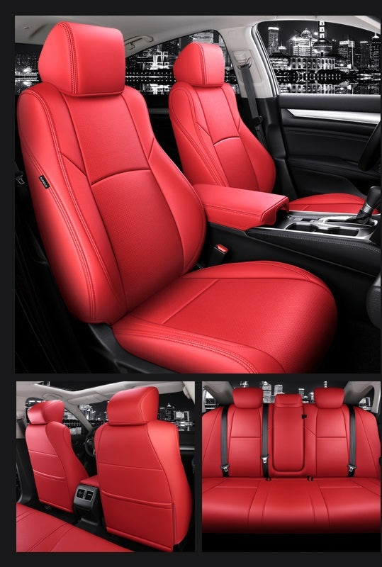 Housse de coussin de siège en cuir Binzhi Haoying