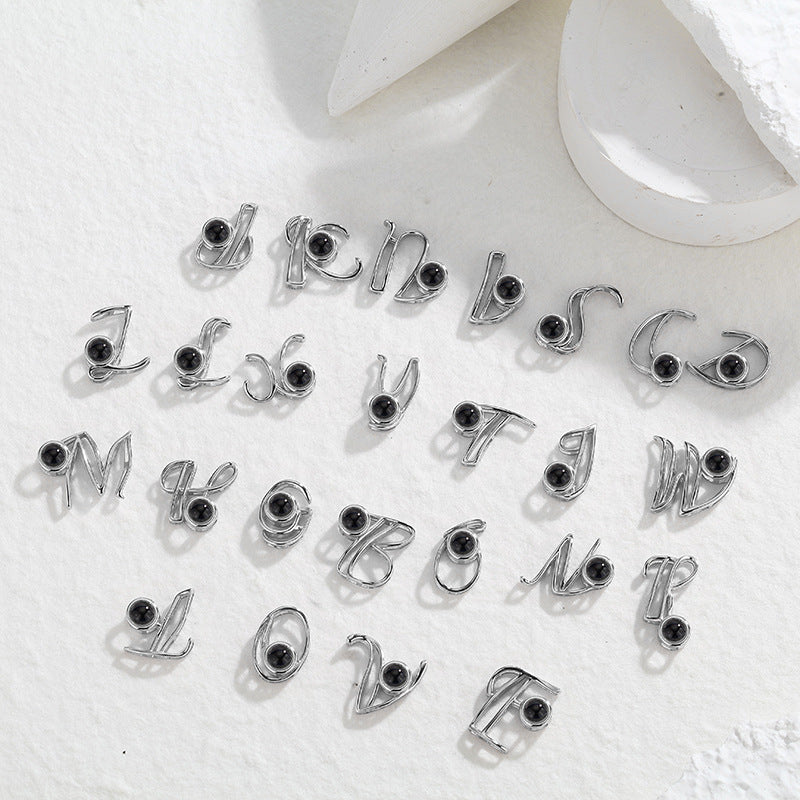 Collar de proyección del alfabeto personalizado de moda para hombres y mujeres