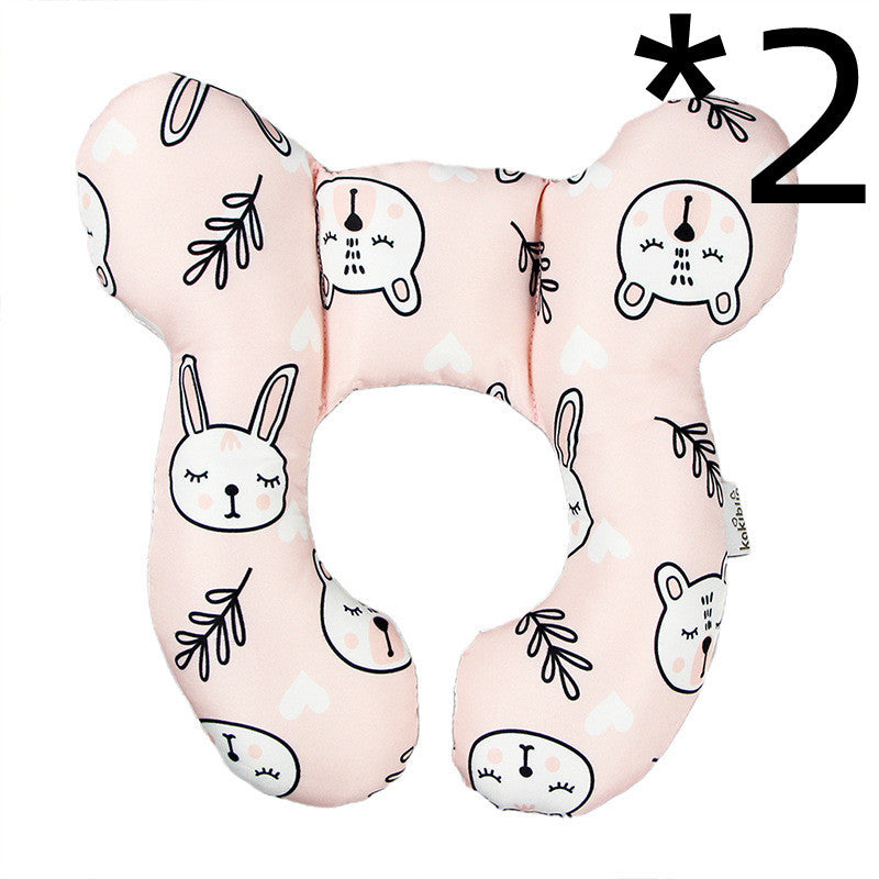 Oreillers de protection pour bébé, coussin de soutien en forme de U pour voyage et voiture