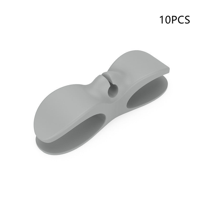 Organisateur de câbles métalliques, Clip de gestion de retenue de prise, enrouleur de cordon d'alimentation adhésif, appareils de cuisine domestiques, enrouleur Durable
