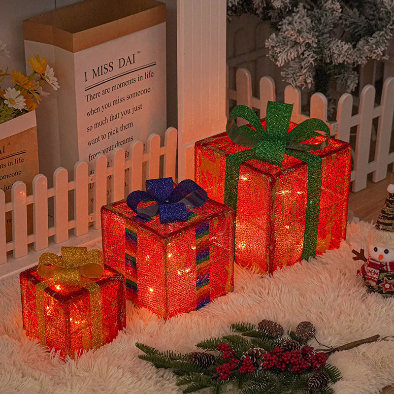 Coffret cadeau de Noël, ensemble de trois pièces