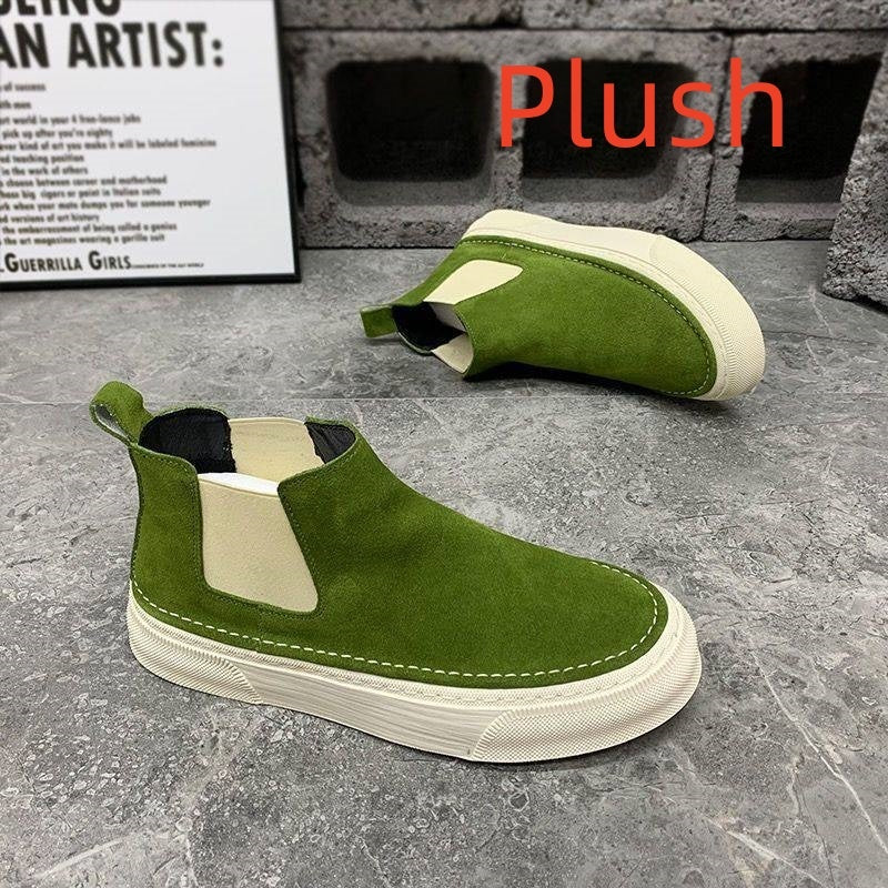 Botas Chelsea Martin informales de caña alta para hombre