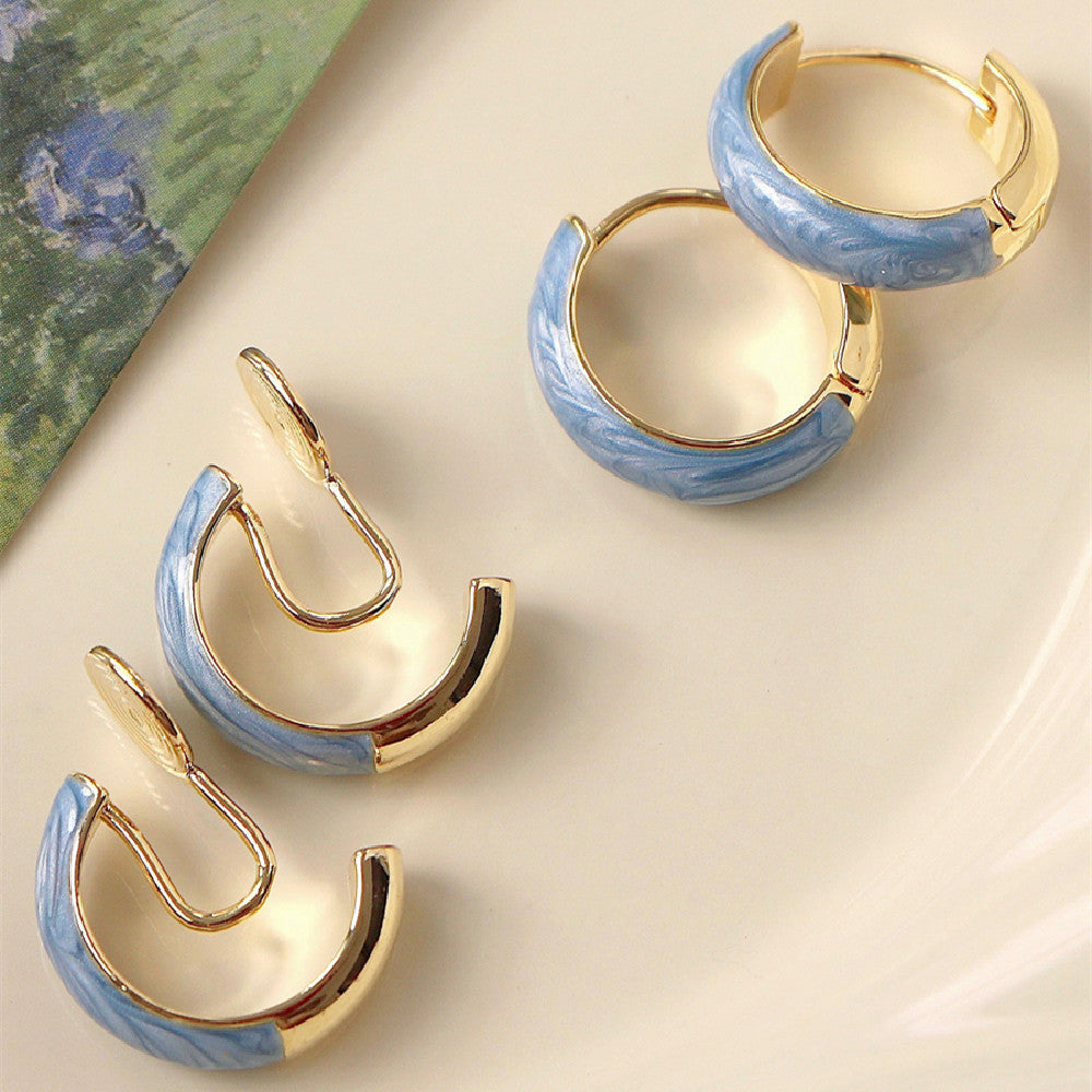 Handmade Long Floral Ear Clip