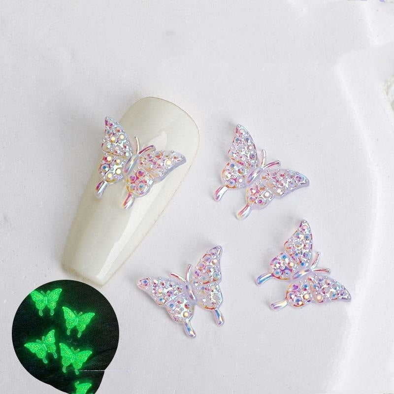 Aurora Butterfly Nail Accessories