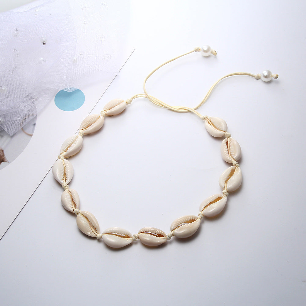 Ornement de collier de mode de coquille de style hawaïen