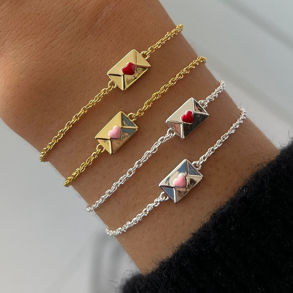 Pearl Envelope 18K Gold Plating Clavicle Chain Jewelry