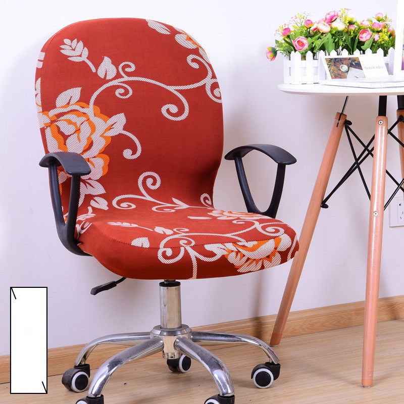 Housse de chaise d'ordinateur housse de chaise de bureau ensemble de chaise pivotante housse de chaise housse de chaise de levage rotative housse de chaise