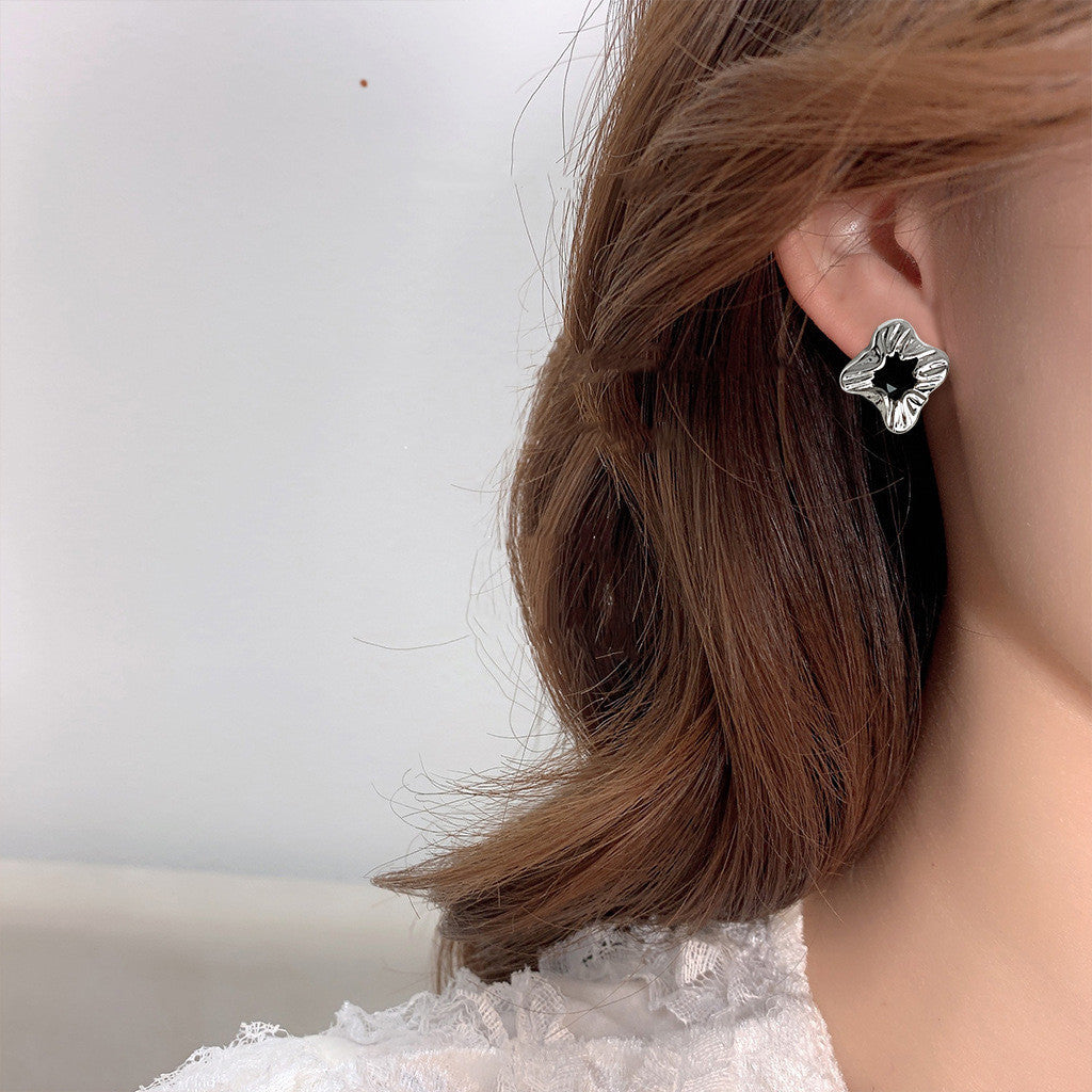 Boucles d'oreilles simples en zircon pour femme