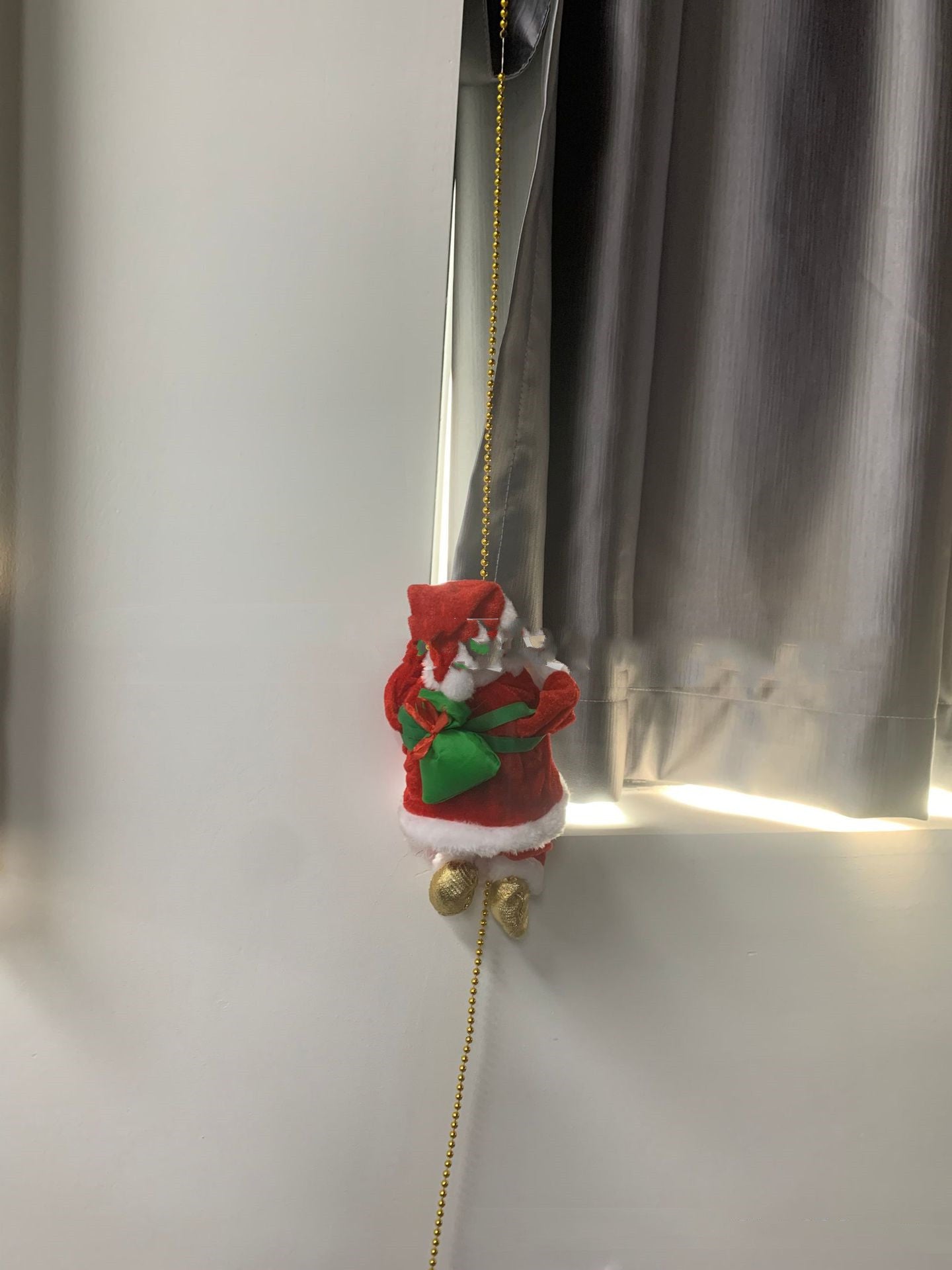 Escalera eléctrica de Papá Noel de plástico
