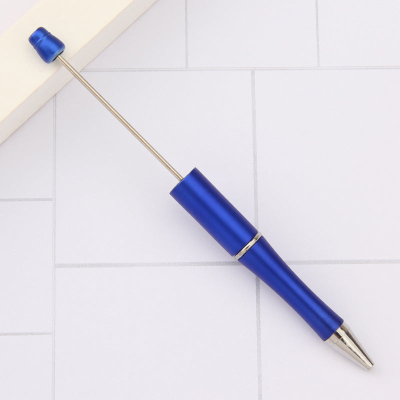 Stylo à bille créatif en plastique avec perles