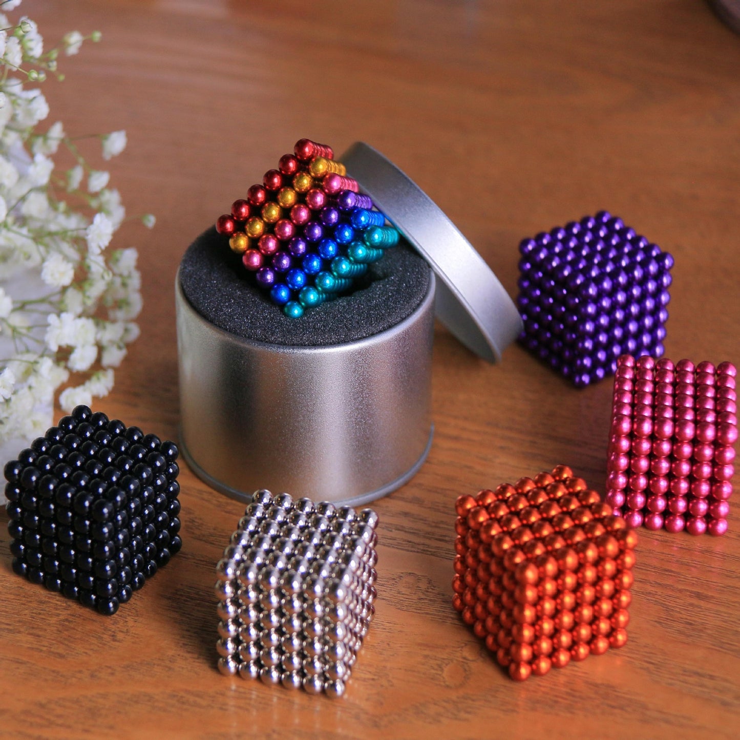 Buck Ball 216 boule magnétique décompression jouet éducatif couleur boule magnétique Rubik's Cube