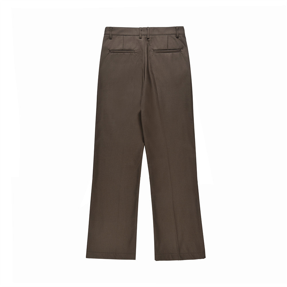 Draped Casual Pants Men's Solid Color Simple