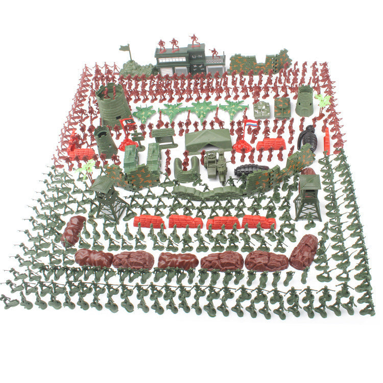 Ensemble de modèles de petits soldats, 500 pièces, jouets pour enfants de 4Cm