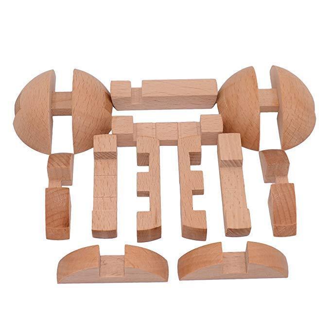 Puzzle en bois boule magique casse-tête jeu d'intelligence