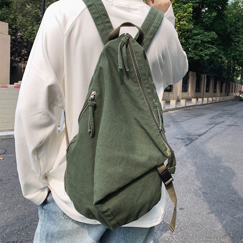 Cartable étudiant rétro de grande capacité pour hommes