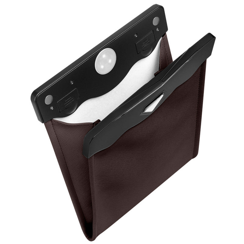 LED voiture poubelle organisateur sac à ordures Automobiles sac de rangement accessoires Auto porte siège arrière visière poubelle papier poubelle