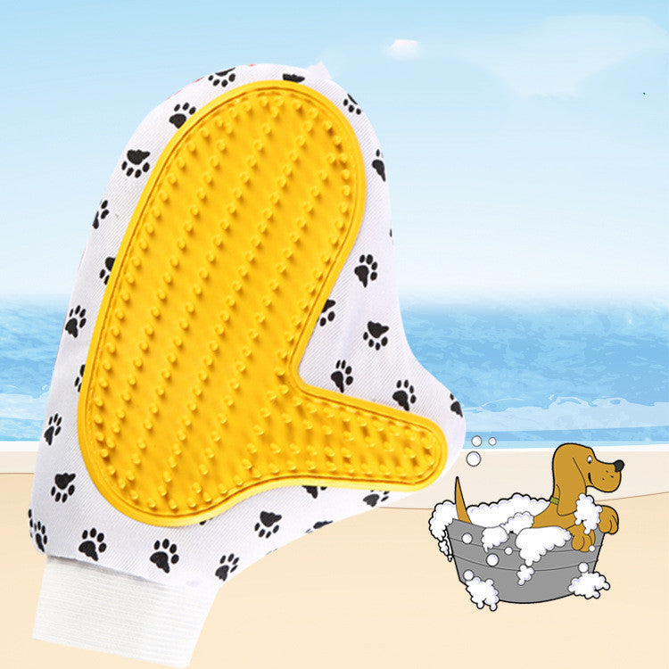 Gant de brosse en Silicone pour animaux de compagnie, démêlage, toilettage doux et efficace, gant pour chat, bain pour chien, fournitures de nettoyage pour animaux de compagnie, accessoires pour chiens