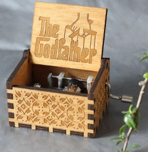 Boîte à thème en bois