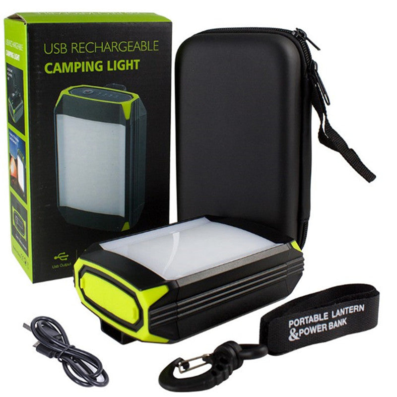Lámpara de camping LED recargable | Batería externa USB