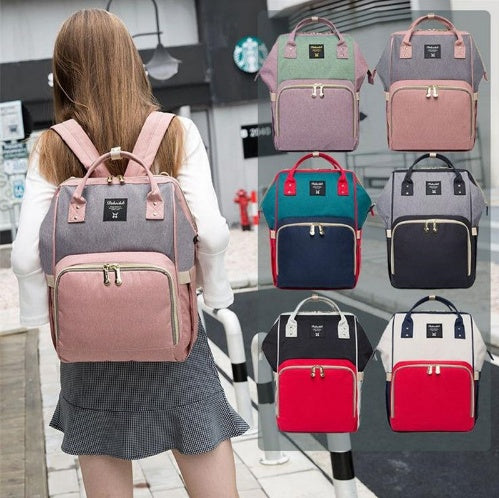Bolso para mamá multifunción de gran capacidad, paquete maternal e infantil, bolso para mujeres embarazadas, mochila para madre 