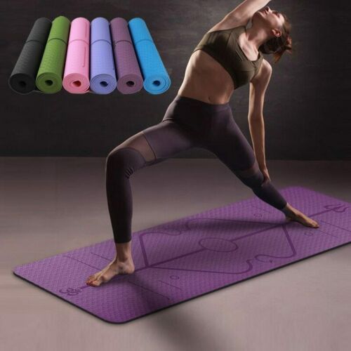 Fitness environnemental 183*61cm de tapis de glissement de tapis de yoga de bande