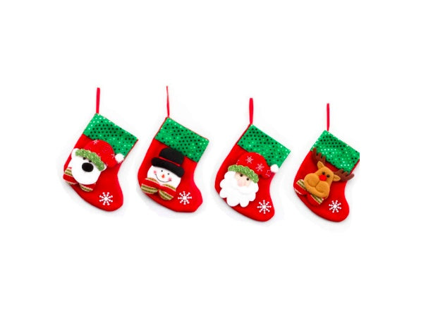 Decoraciones navideñas Calcetines de Papá Noel Colgante para árbol de Navidad Calcetines de Navidad Bolsa de regalo Bolsa de Navidad