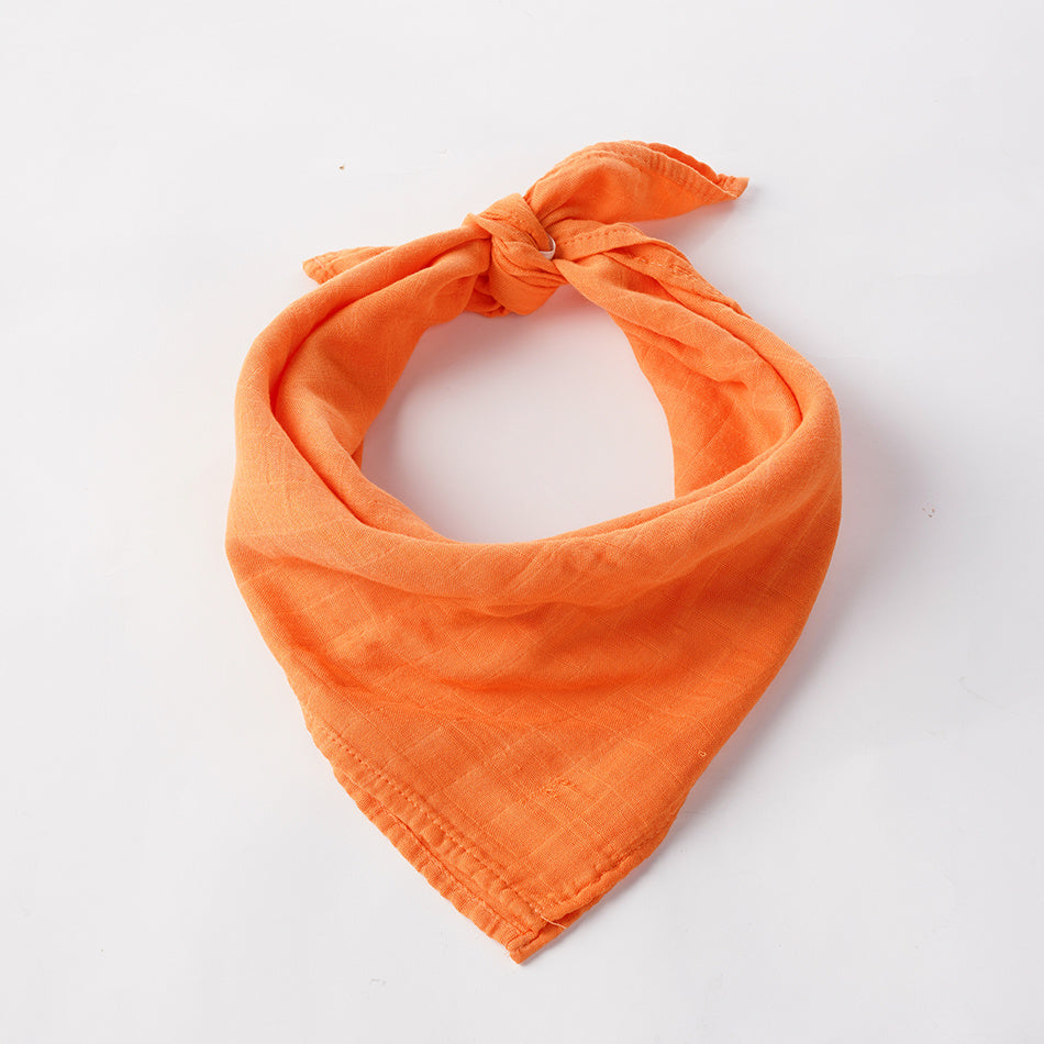 Bavoir bébé serviette à salive en gaze