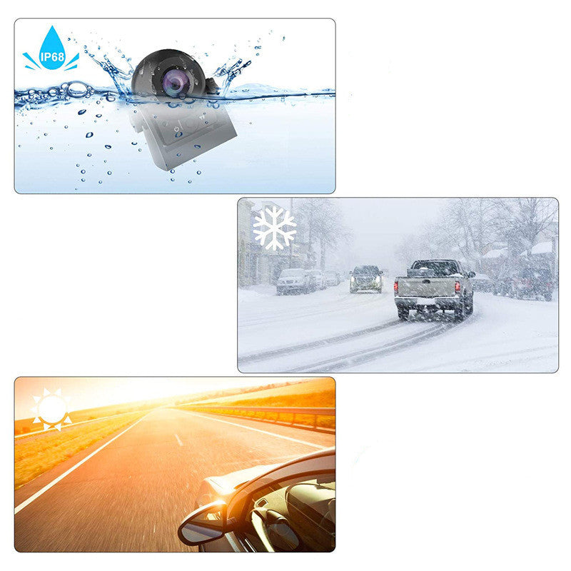 Cámara de marcha atrás externa para coche Cámara para coche HD visión nocturna infrarroja inalámbrica vista trasera