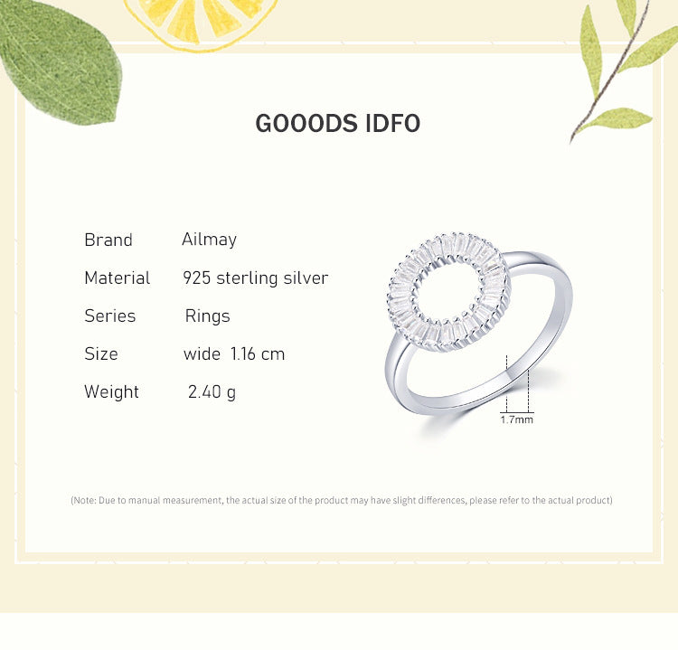 Women's Fashion Minority Design S925 Sterling Silver Ring