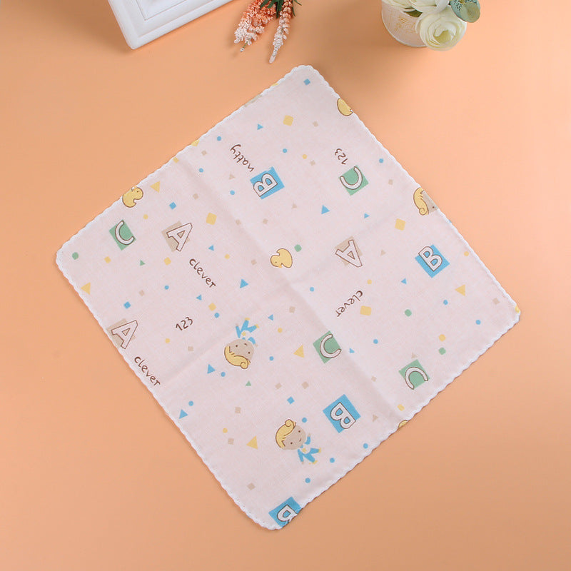 Serviette à salive en gaze pour bébé