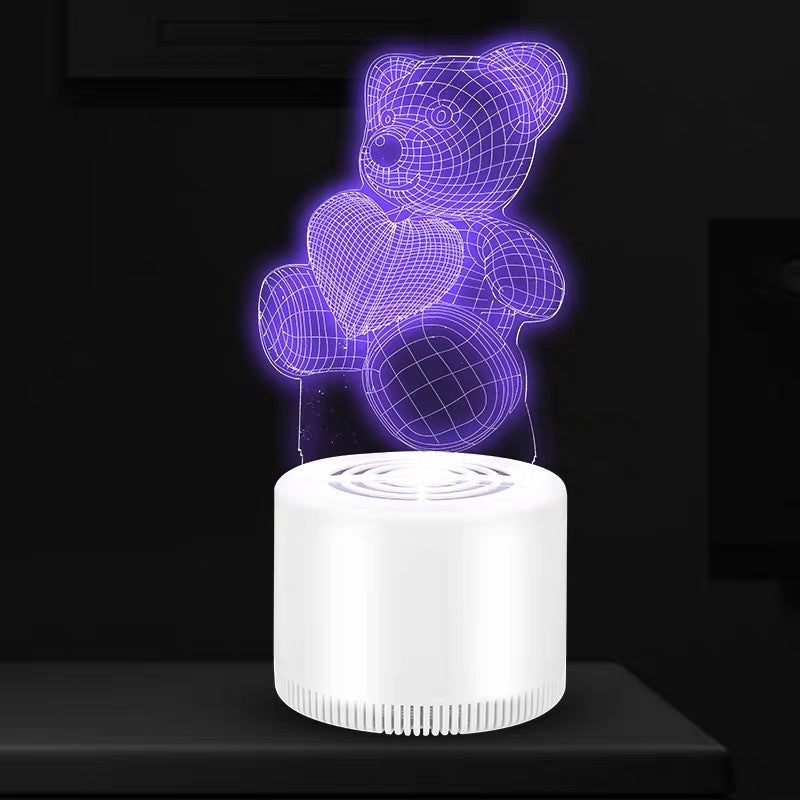 Tueur de moustiques 3D créatif, silencieux, USB, pour la maison