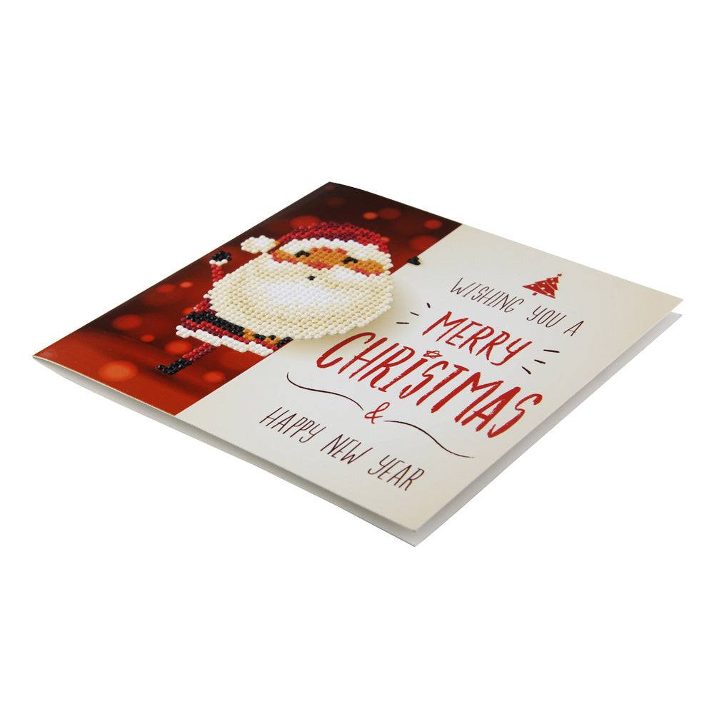 Cartes de vœux avec peinture diamant 5D, bricolage de noël, cartes postales d'anniversaire, dessin animé, Festival pour enfants, cartes de vœux brodées, cadeaux