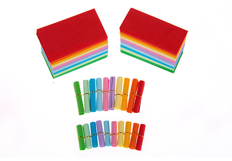 Papel de carta mini Drift Bottle Color Wish