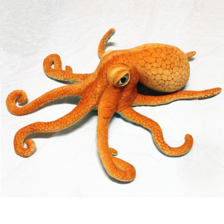 Orange Octopus Soft Stuffed Plush Toy