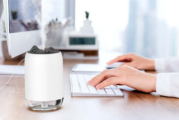 Mini humidificador USB atomizador humidificador doméstico recarga humidificador integrado