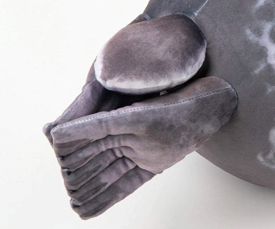 Juguete de peluche para acuario con almohada de foca grande