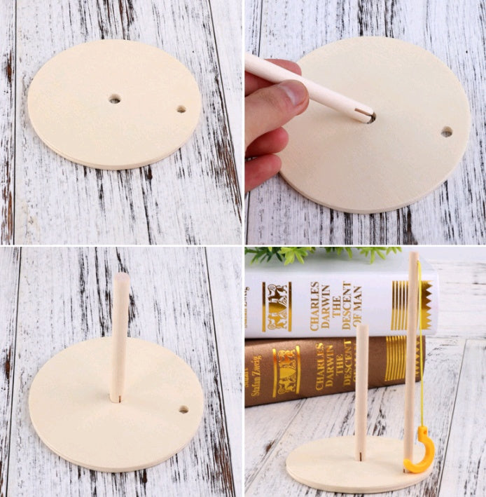 Jouets de pêche éducatifs créatifs pour enfants en bois bébé petite enfance enseignement anneau d'eau jouets en bois