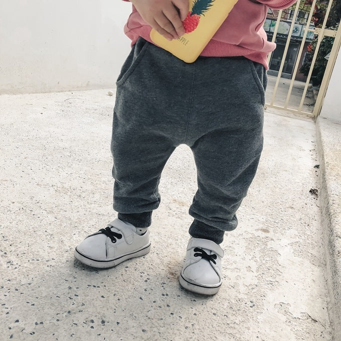 Pantalons décontractés pour garçons, automne, pantalons de survêtement décontractés pour enfants coréens, pantalons amples de dessin animé pour bébés 