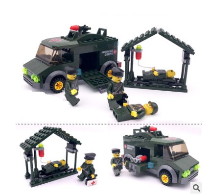 Jouets éducatifs de blocs de construction interactifs en plastique de voiture assemblée pour enfants