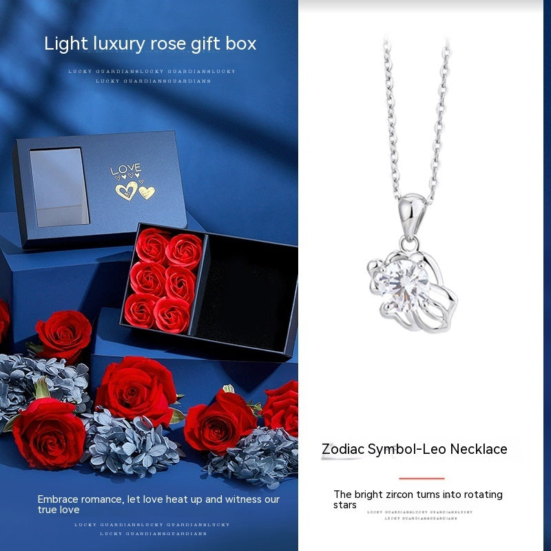 Collier Douze Constellations Femme Argent Sterling