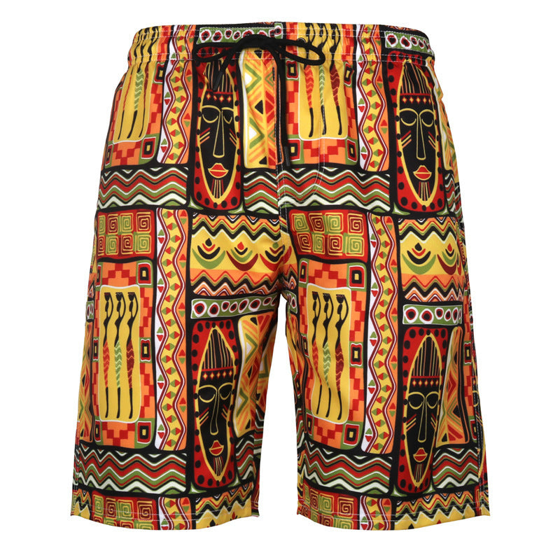 Pantalones de playa para hombre Pantalones cortos casuales Octopus Amazon Pantalones deportivos de talla grande