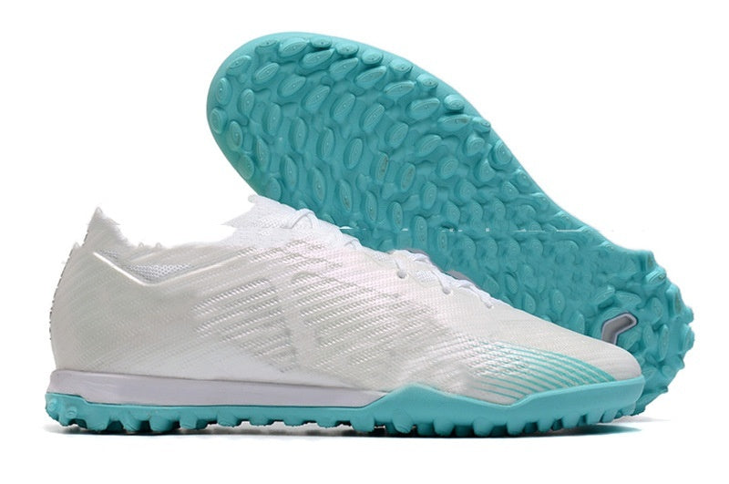 Zapatillas de deporte de fútbol con cojín para césped aireado MD impermeables de punto de caña baja