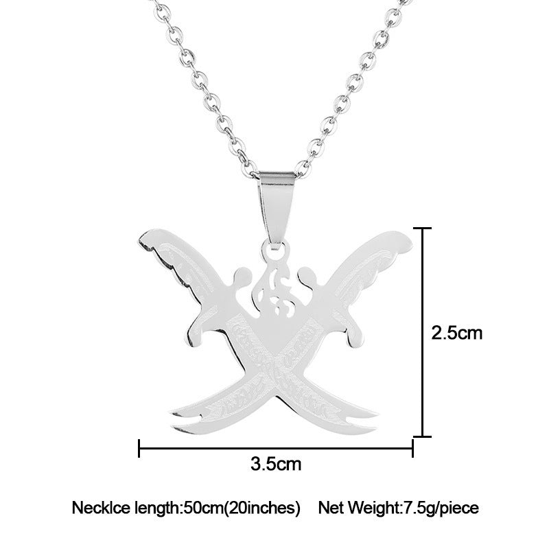 New Stainless Steel Pendant Necklace