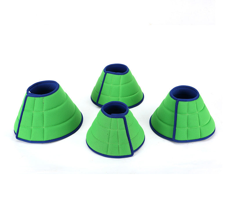 Collar antimordida para perros y gatos, collares de recuperación médica para mascotas, cubierta de protección transparente para mascotas, Collar isabelino circular para suministros para mascotas