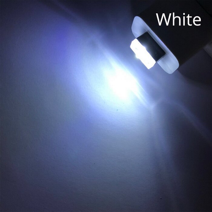 Luz nocturna pequeña para interior de coche USB