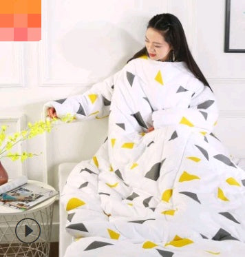 Couette d'hiver paresseuse avec manches