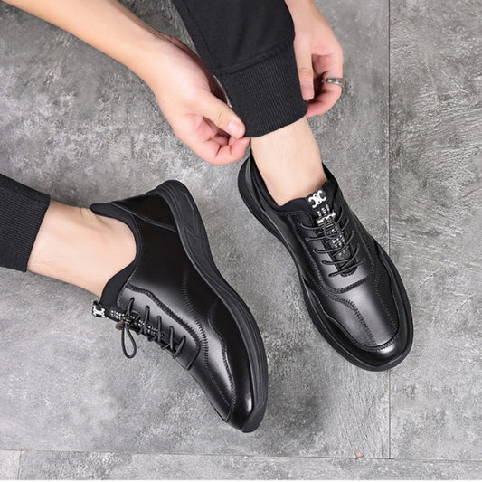 Zapatos con alzas informales de fondo suave para hombre