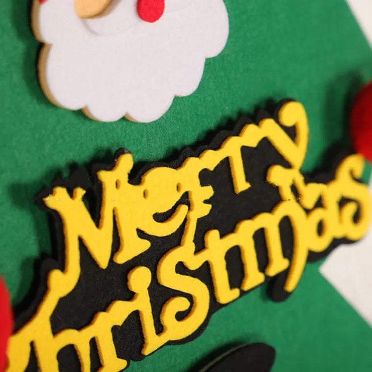 Tissu en feutre pour décorer le sapin de Noël