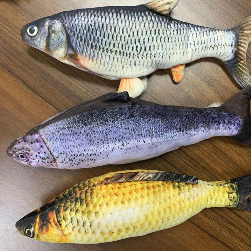 Version sans pince à chat - Jouet de poisson électrique de simulation de poisson sauteur électrique