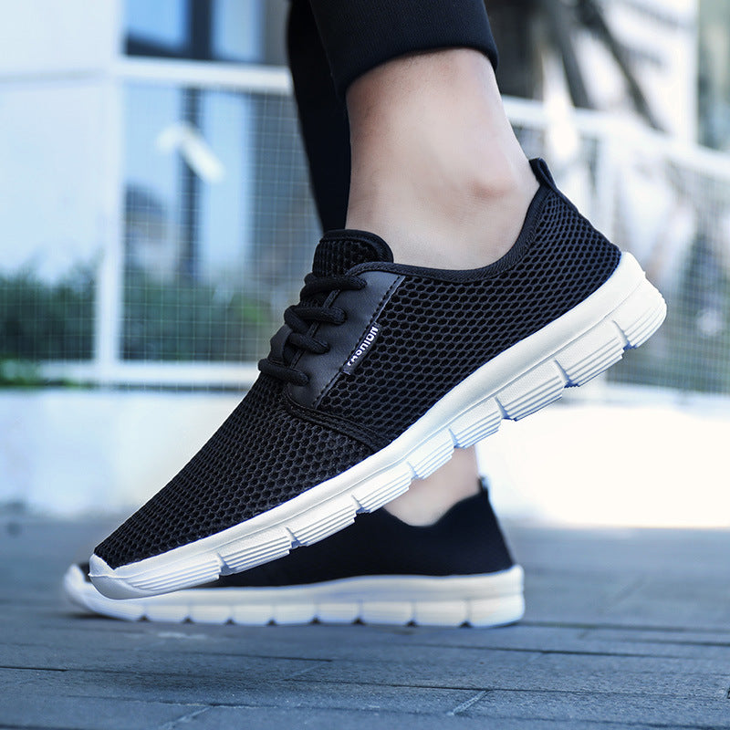 Chaussures de sport décontractées en filet de course sauvage pour hommes